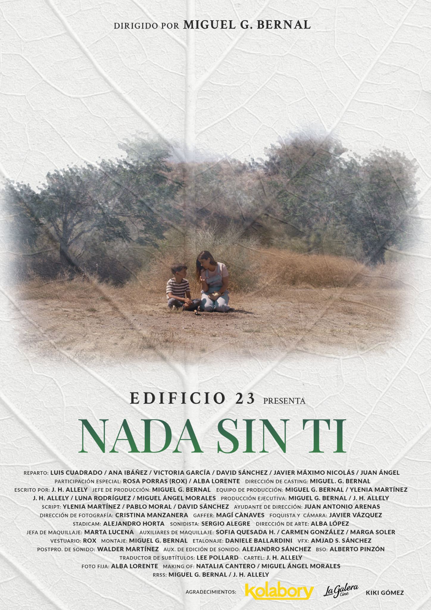 Full Nada sin ti poster with credits
